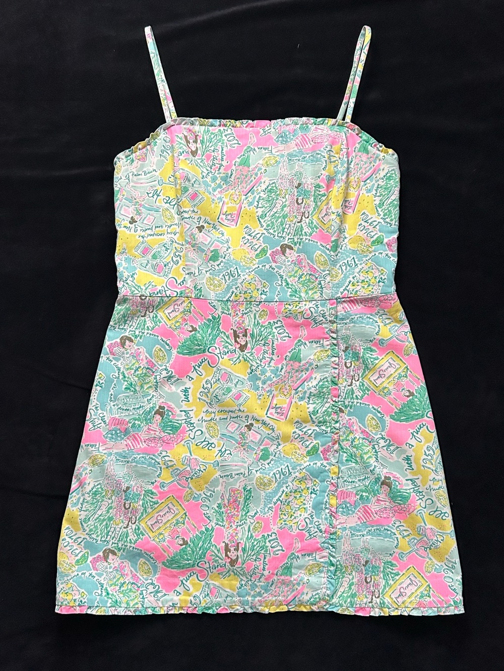Lilly Pulitzer in the beginning Jesse ruffle Romper